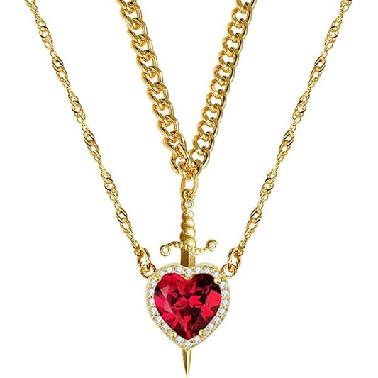 Collares Corazón + Espada