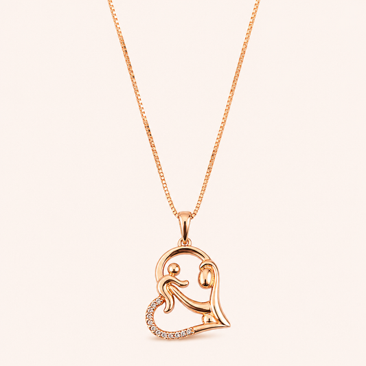 Collar Corazón Materno