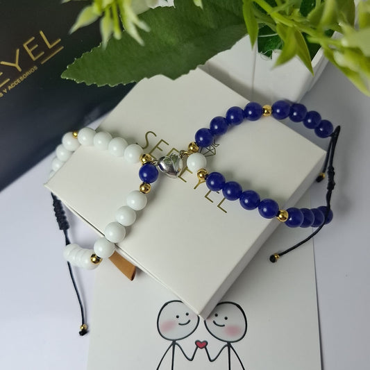 Cuarzo Azul y Onix Blanco