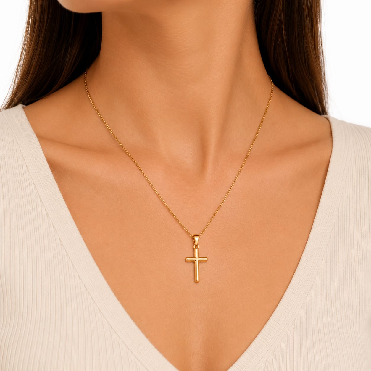 Collar Cruz Eterno Xuping