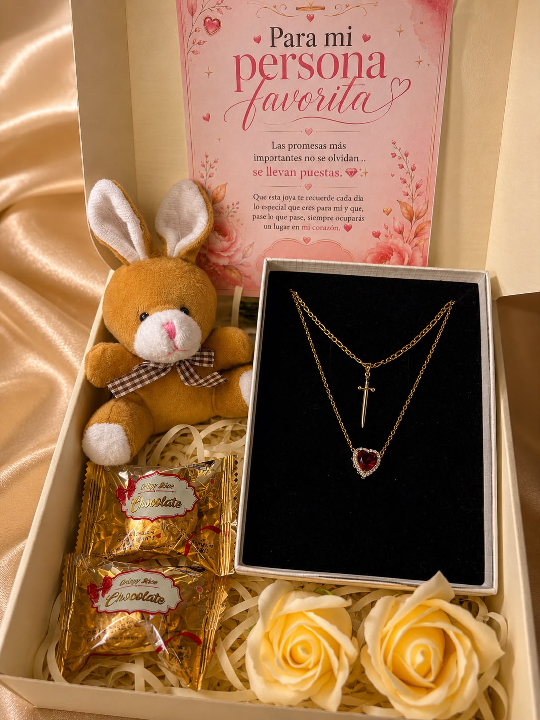 Box Collar Corazón + Espada