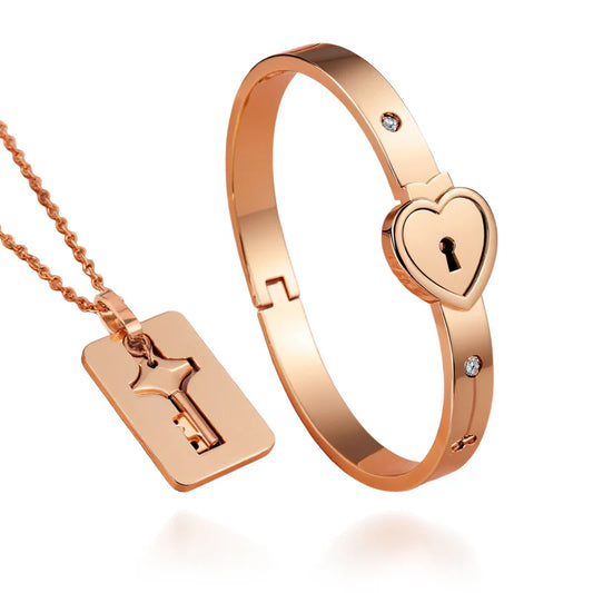 Conjunto de collar y pulsera